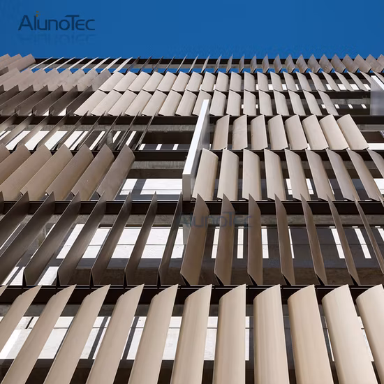 Aerobrise Sun Louvres Persianas de aluminio externas para fachadas de edificios