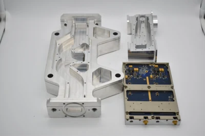 Caja de aluminio que muele del CNC de la comunicación de encargo 4 piezas que muelen del CNC de AXIS