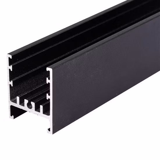 Pxg-205-1 Perfil LED de aluminio de extrusión de canal anodizado impermeable 6063